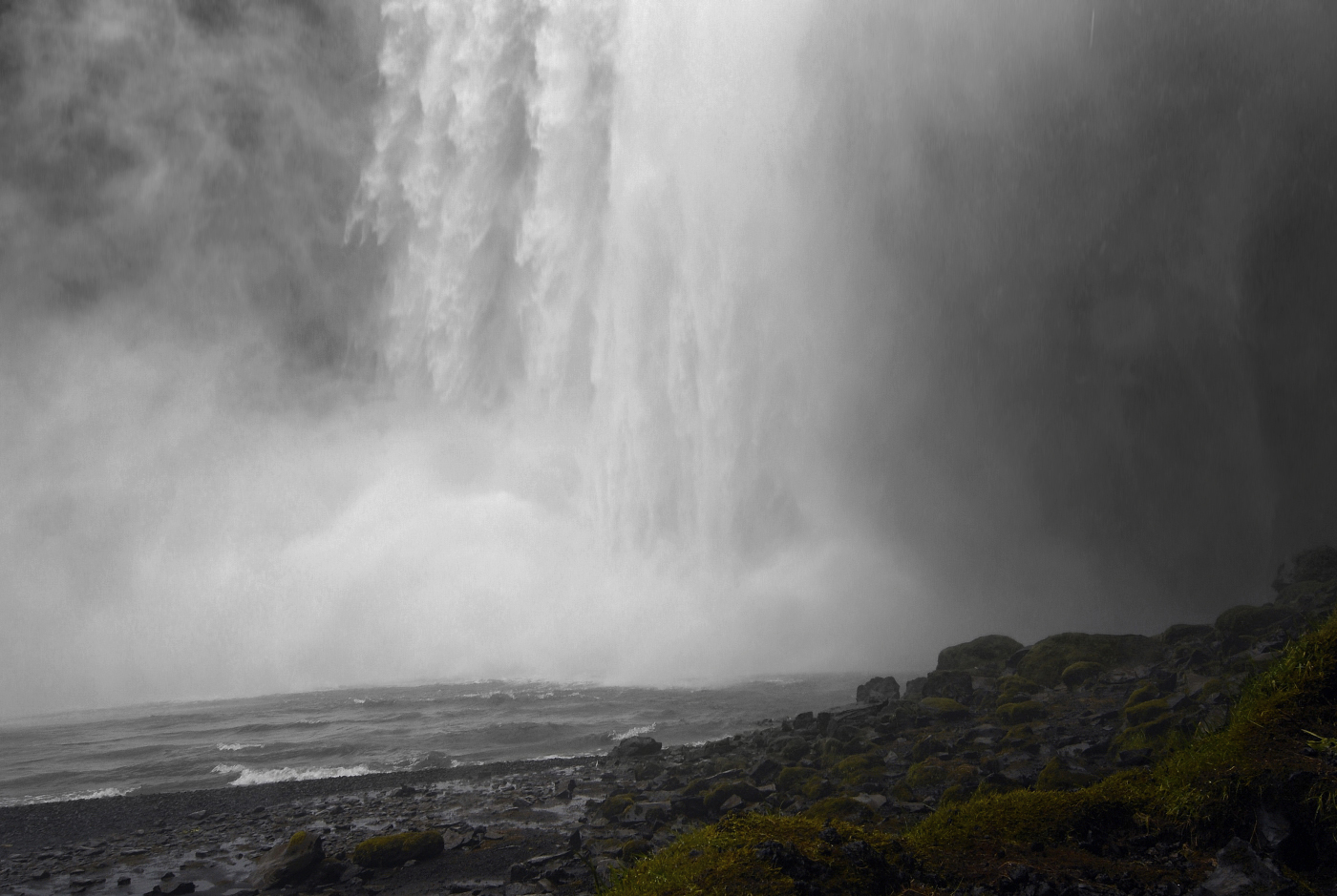 Skogarfoss (Nahaufnahme)