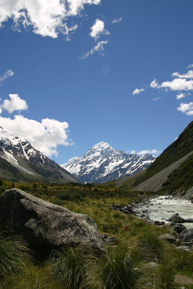 Der Weg zu Mount Cook