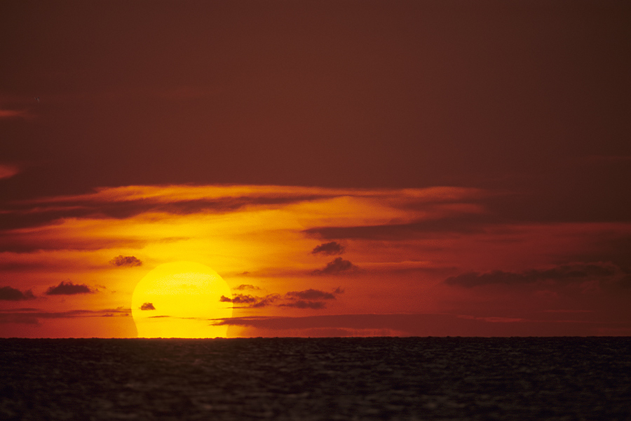 Sonnenuntergang an der Nordsee
