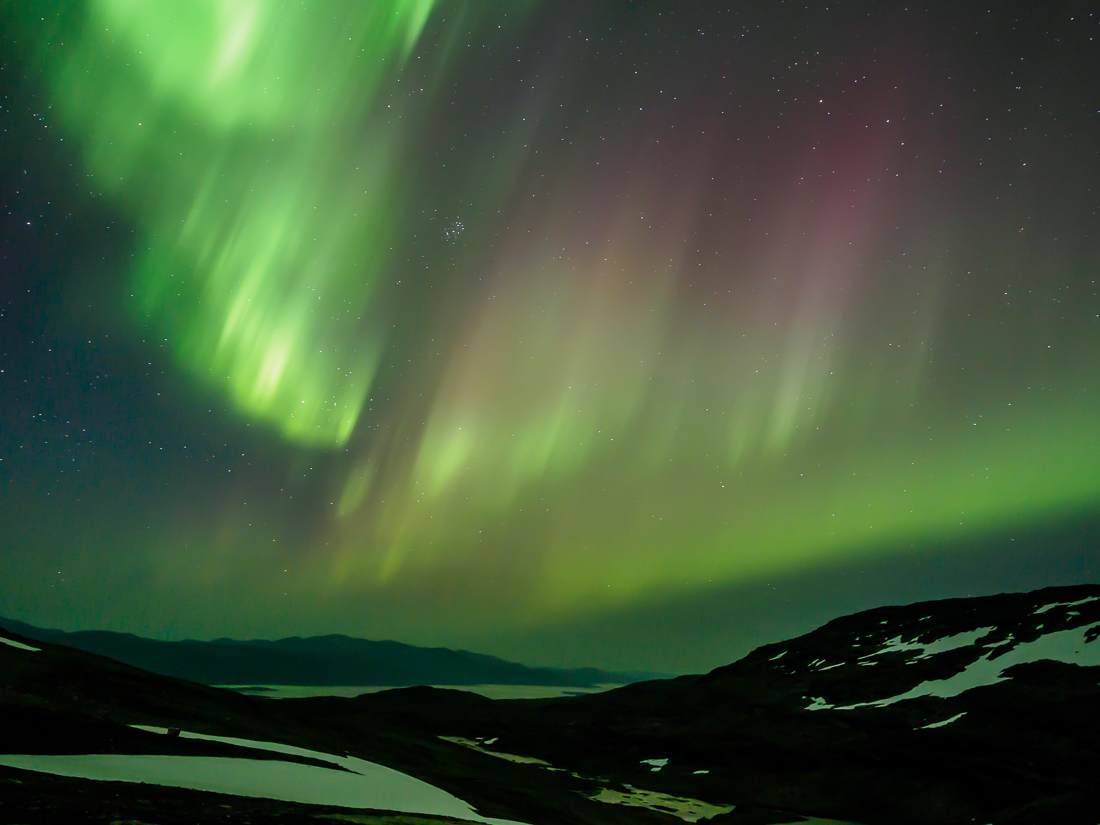 Nacht an der Laktajakkastugan