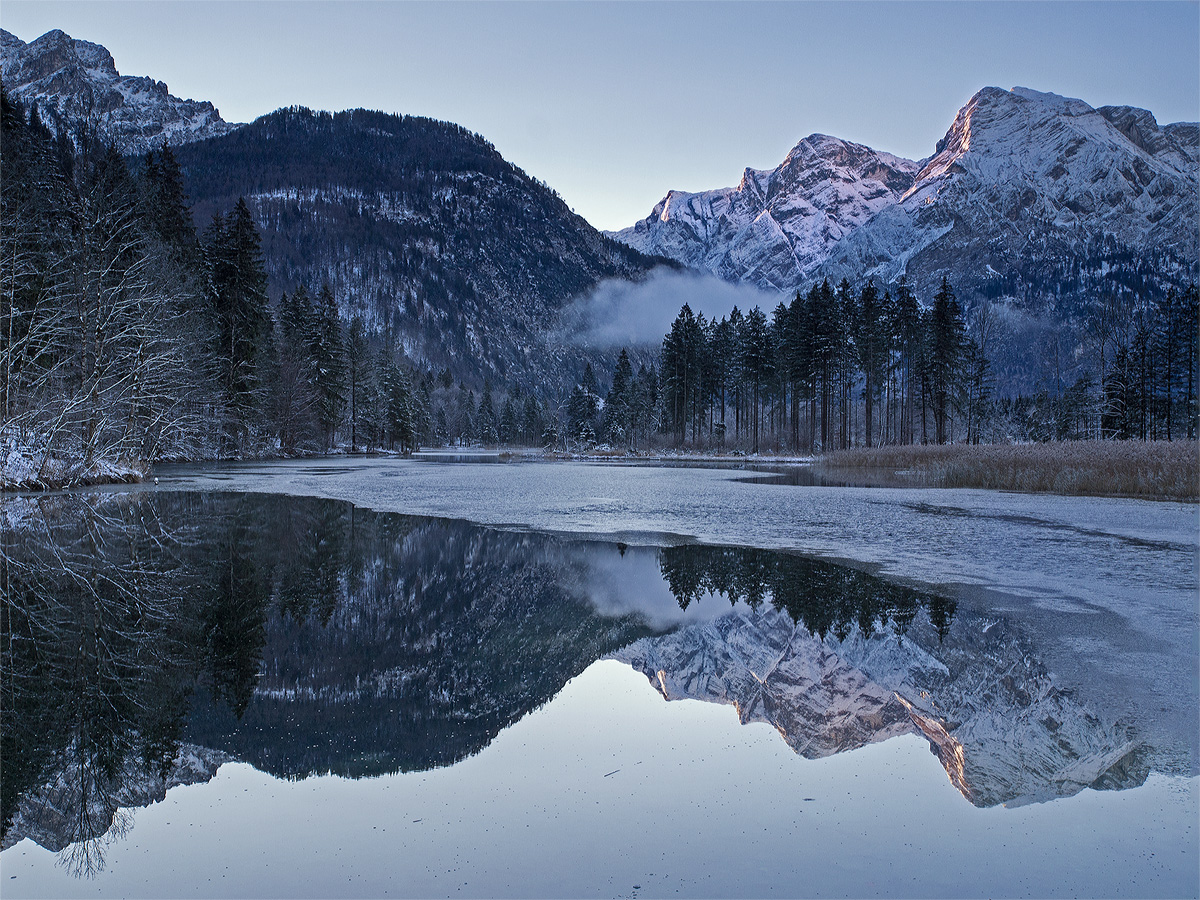 Almsee bei Minus 10 Grad