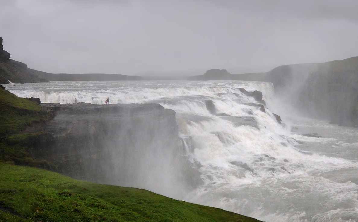 Gullfoss, 32m in 2 Stufen