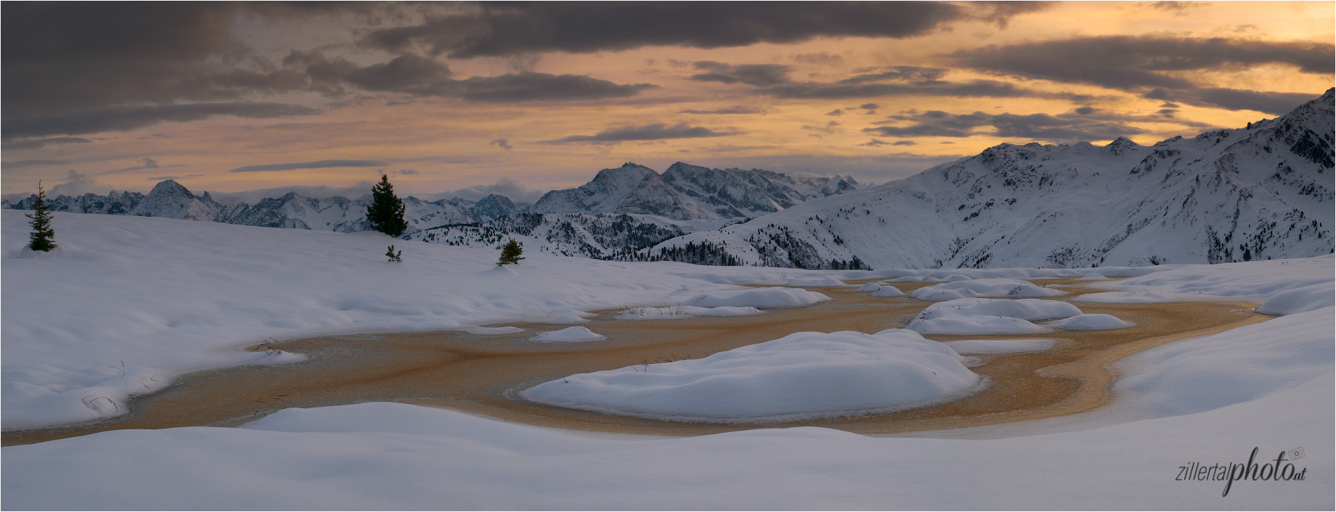 Berge im Föhn