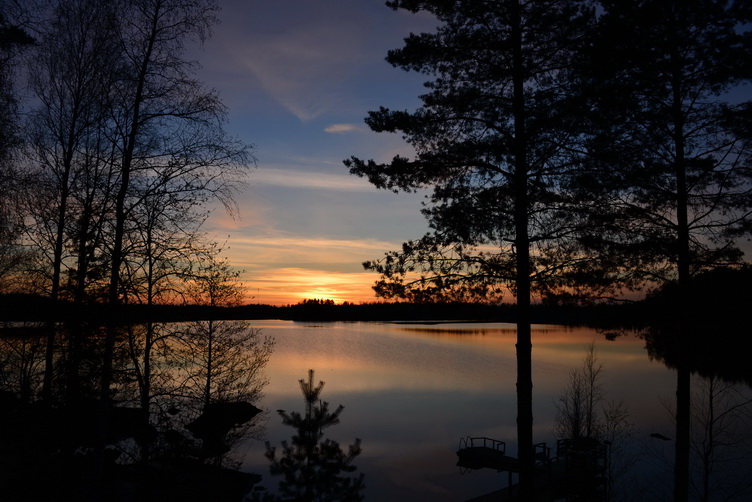 Finnischer Sonnenuntergang