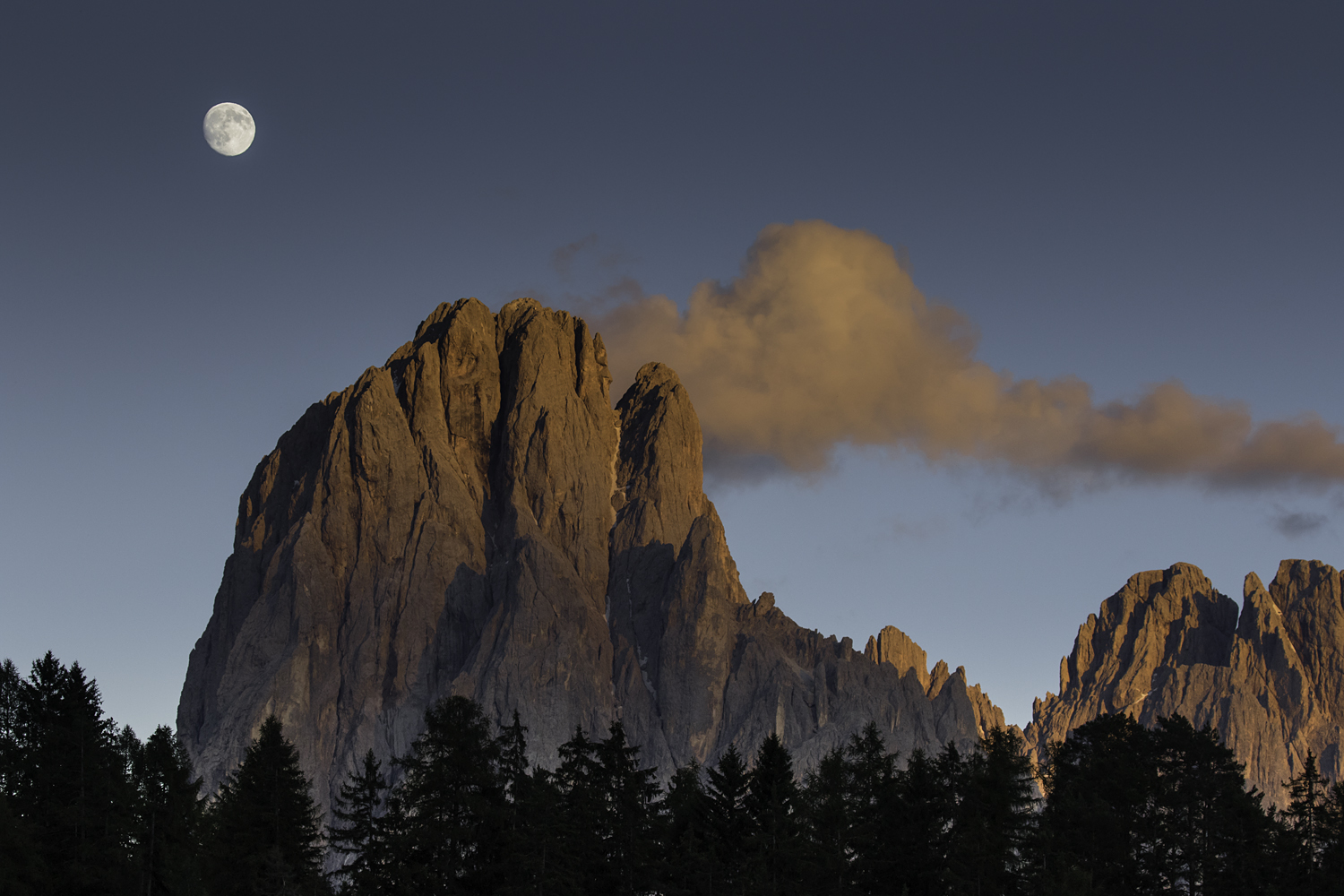 zwei Tage vor Vollmond