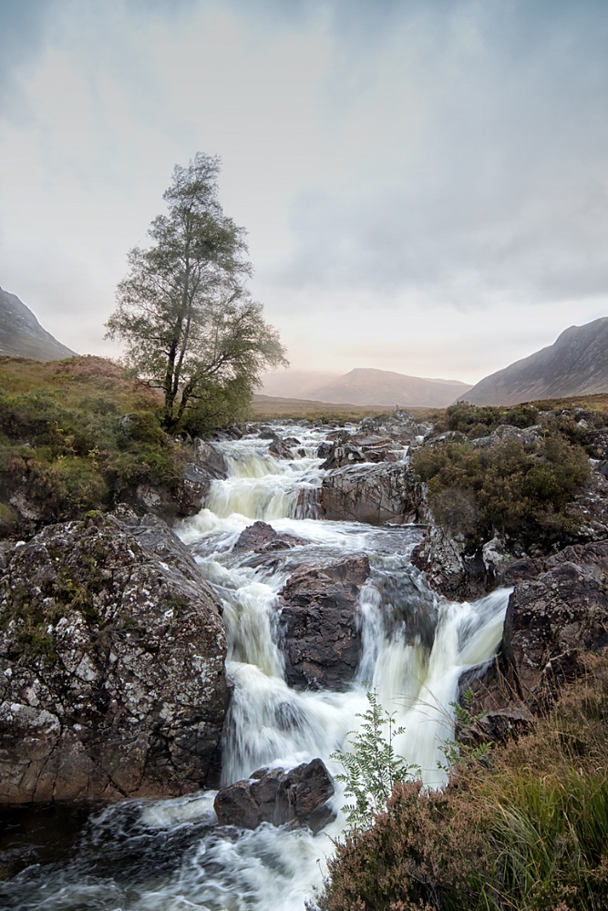 Wasserfall im Glen Etive