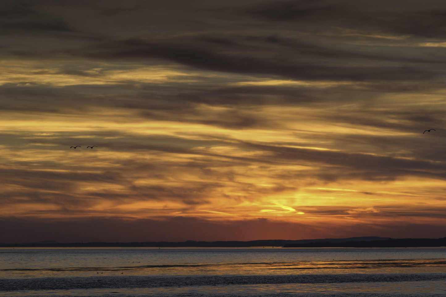 Sonnenuntergang am Bodensee