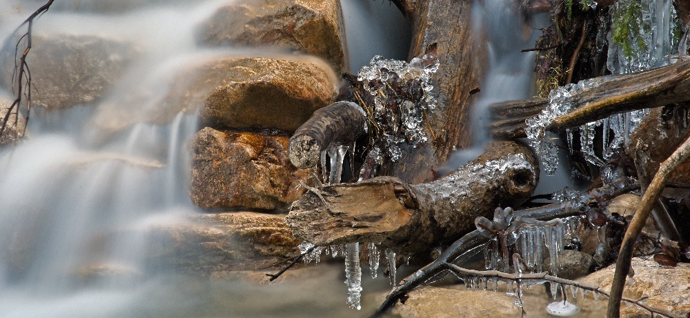 Wasser und Eis