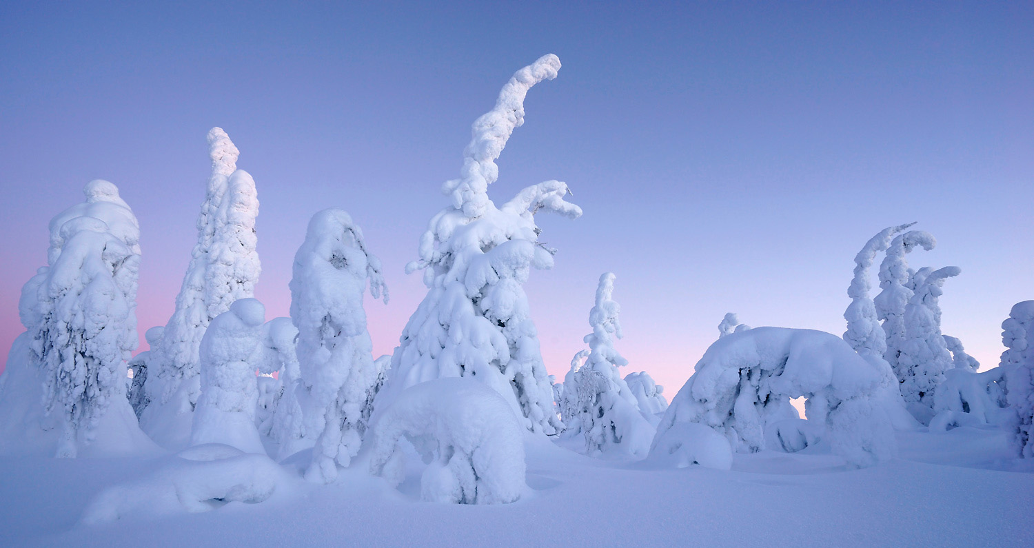 Winterlandschaft Finnlands