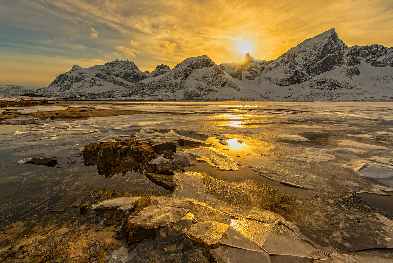 lofoten sundown