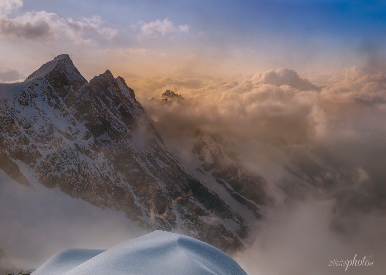 Auf der westlichen Floitenspitze