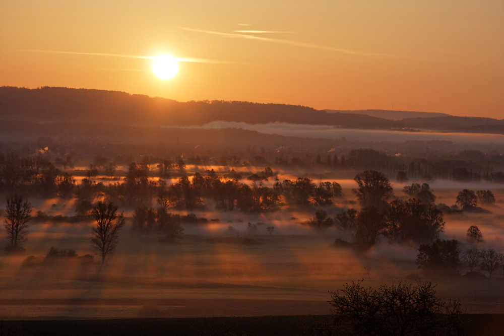 Nebelzauber nach Sonnenaufgang