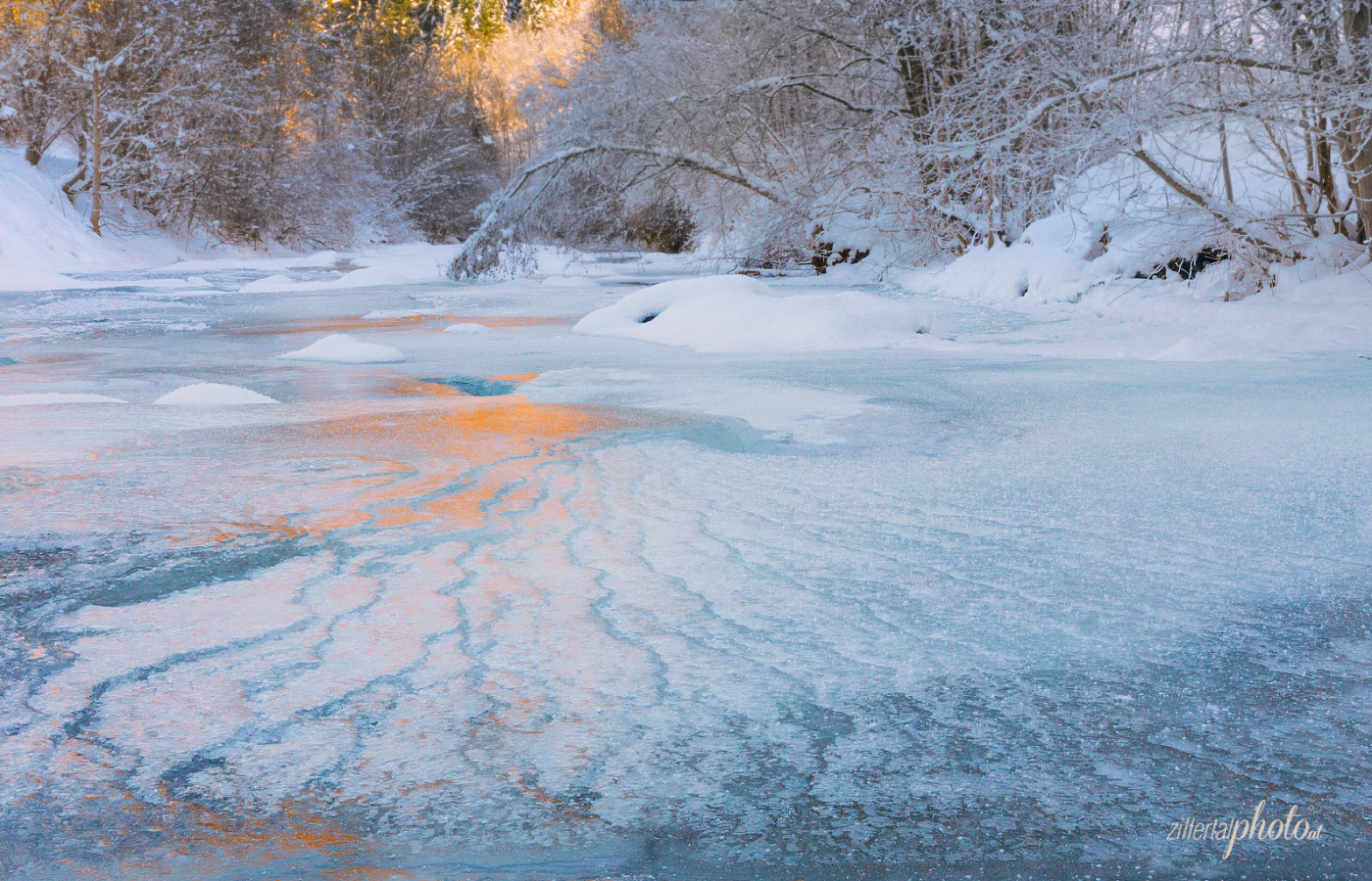 An einem eiskalten Wintertag