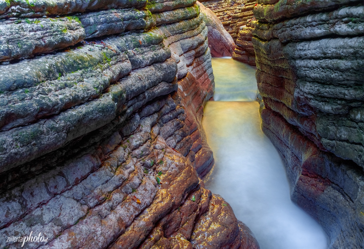 In der engen Schlucht