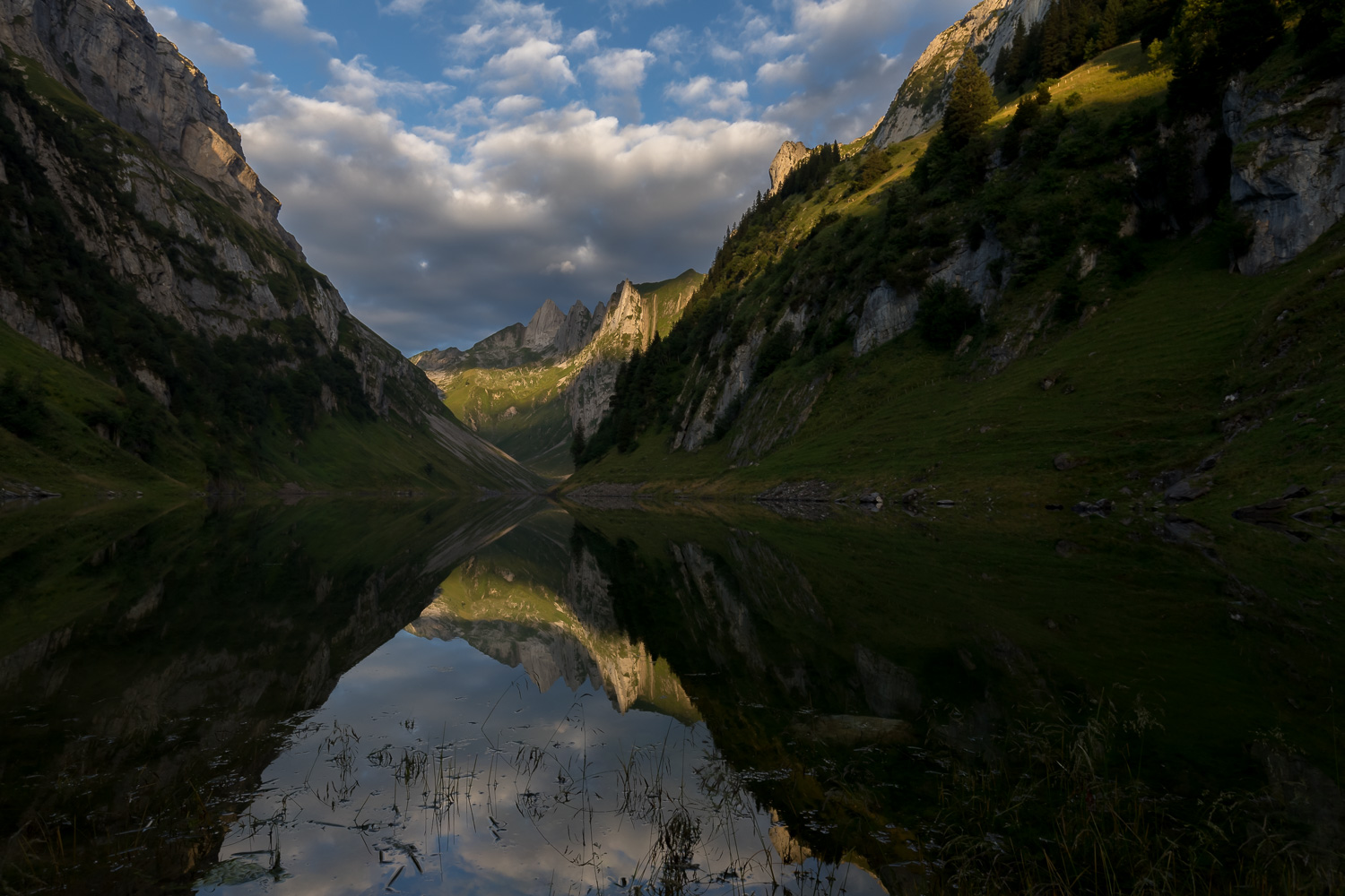 Lichter über dem Fählensee