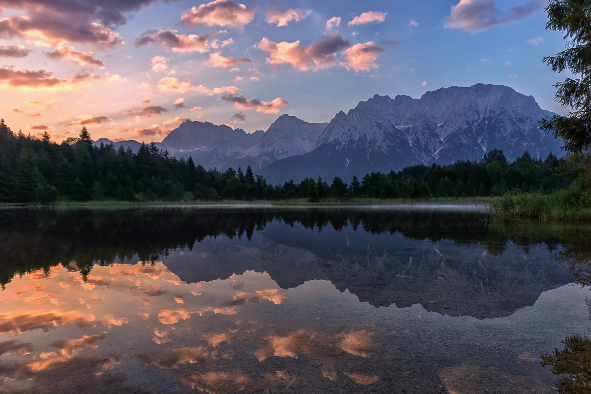 Sonnenaufgang am Luttensee