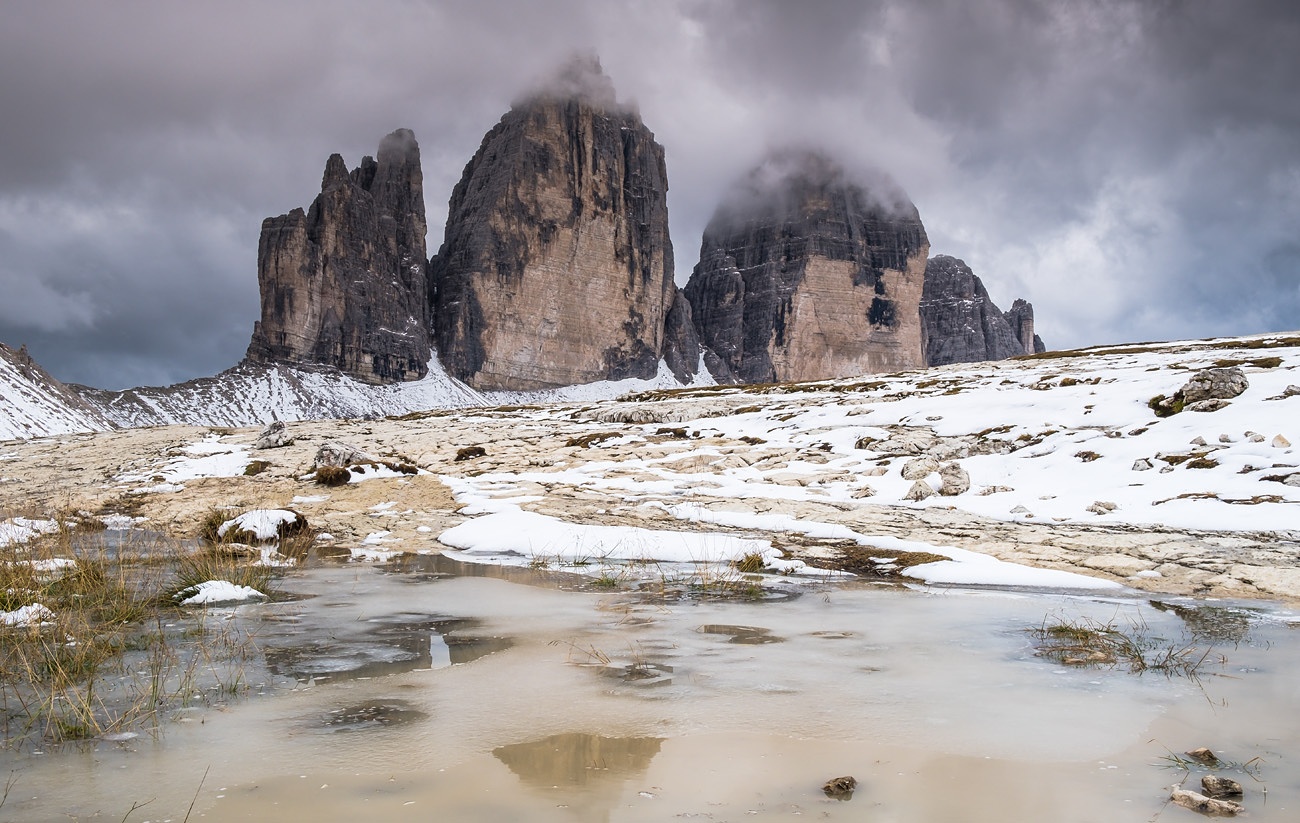 Kein typisches Dolomitenwetter