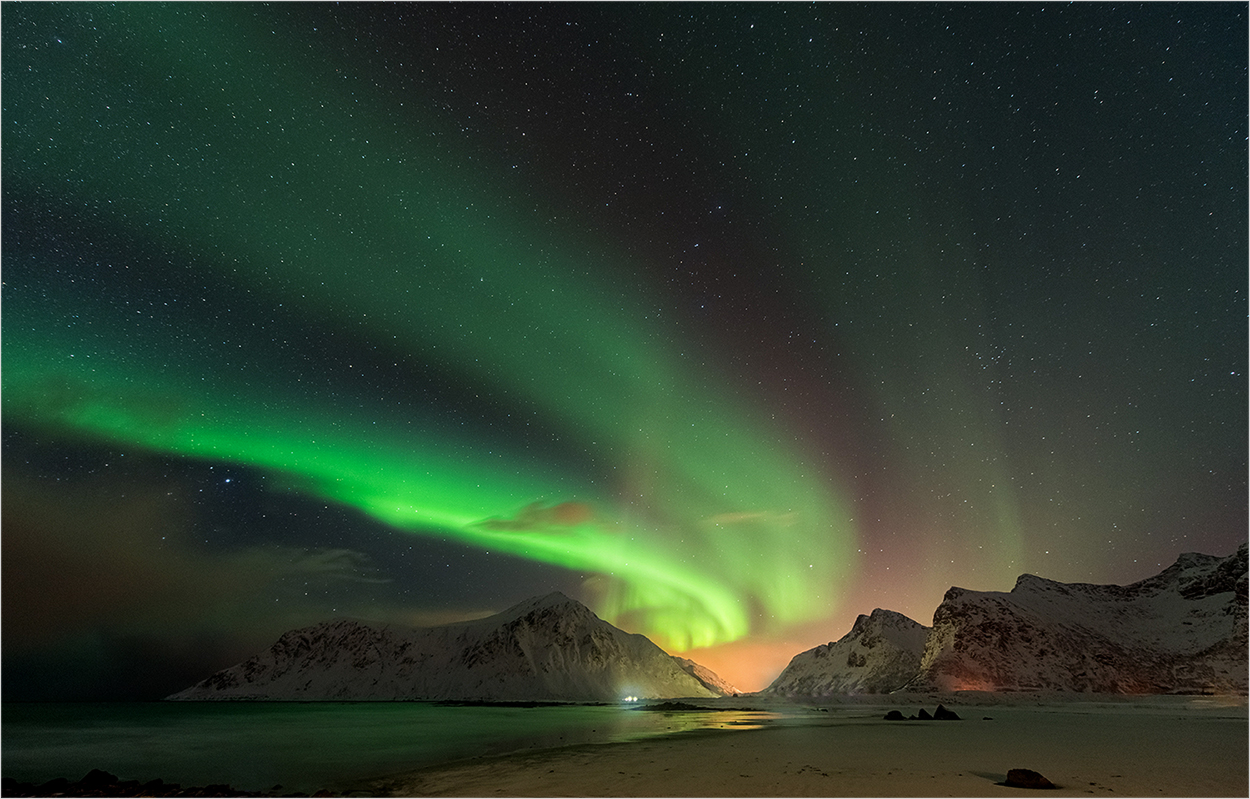 tanzendes Nordlicht