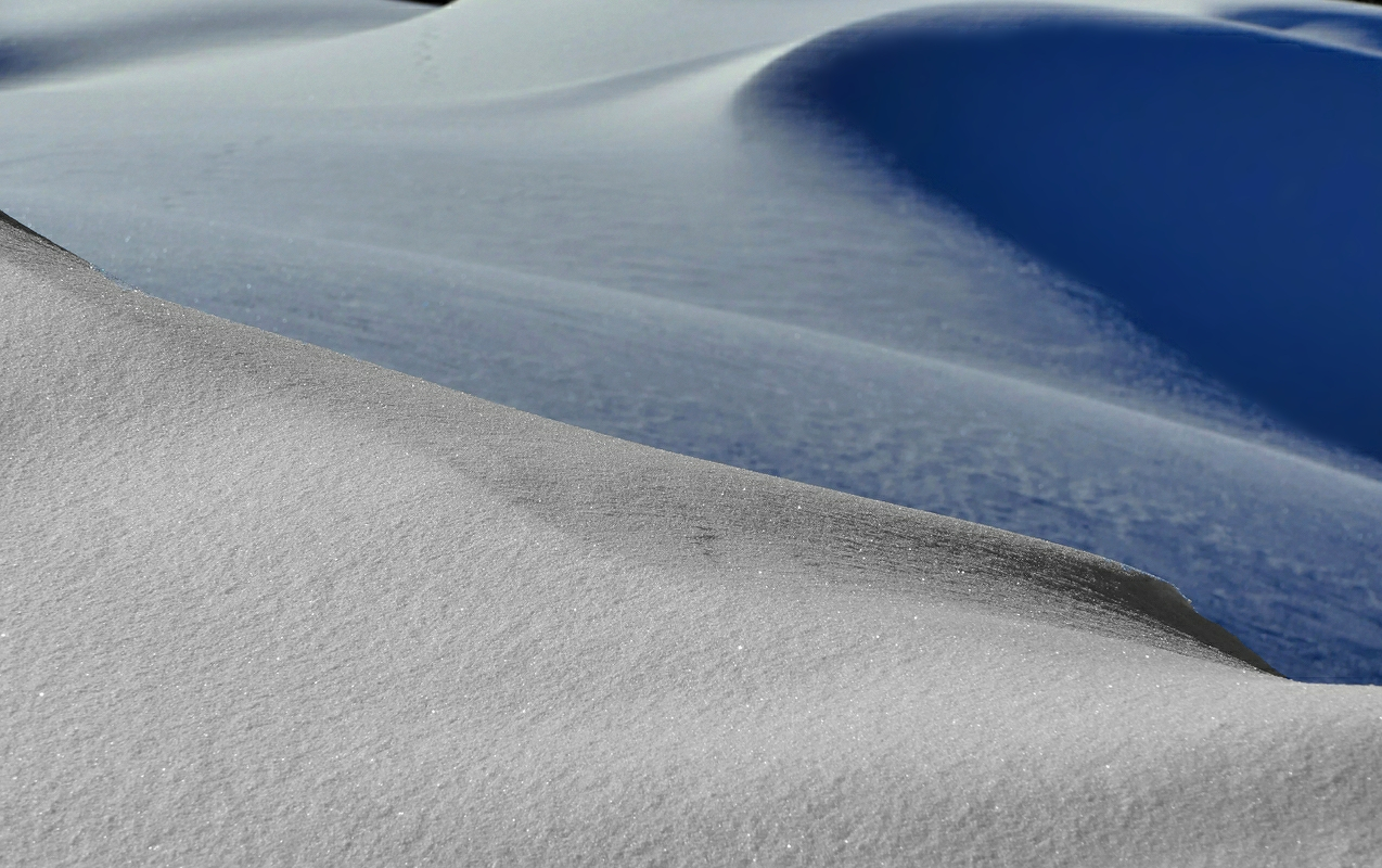 Harmonie in der Schneewüste