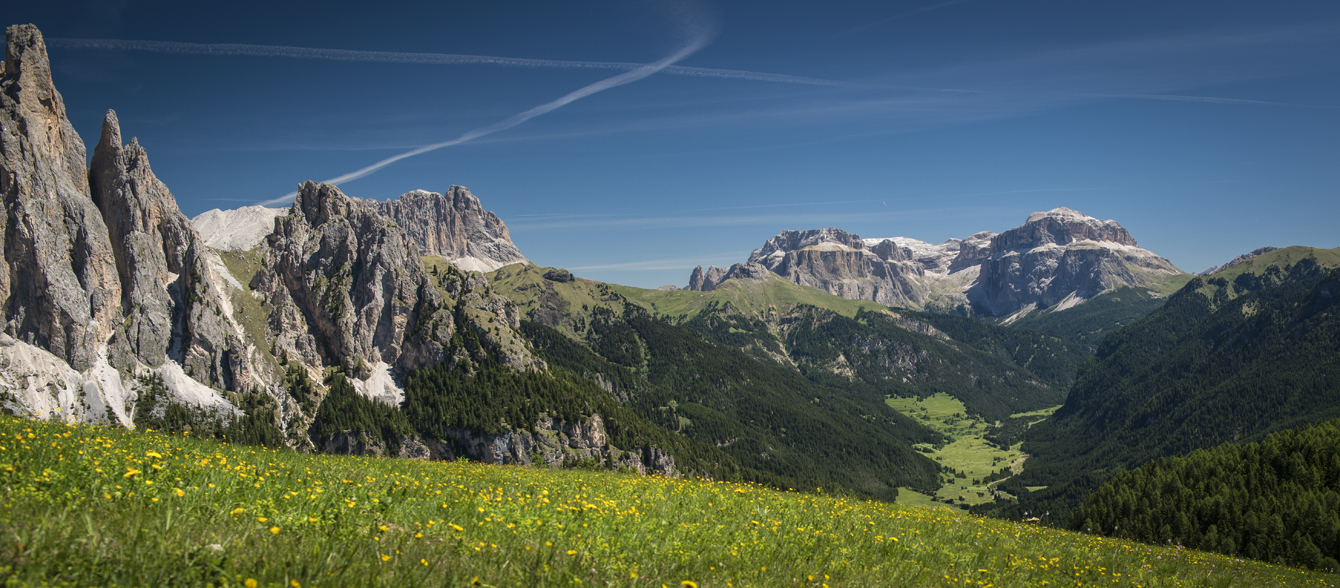 Auf dem Weg vom Rosengarten ins Fasatal..