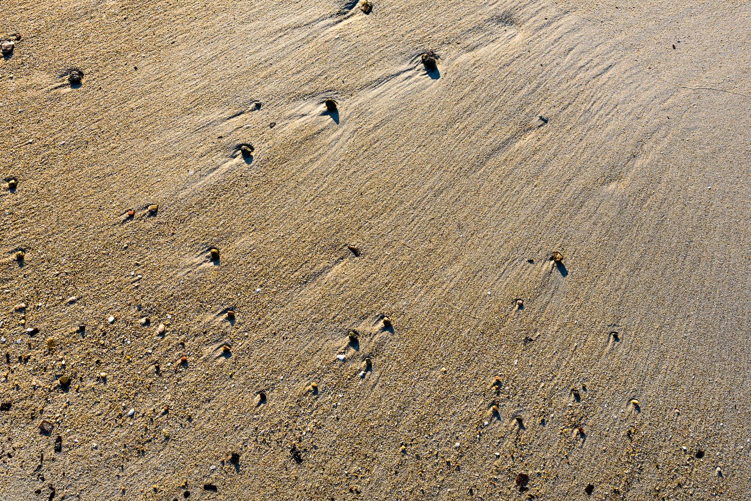 Strukturen am Strand