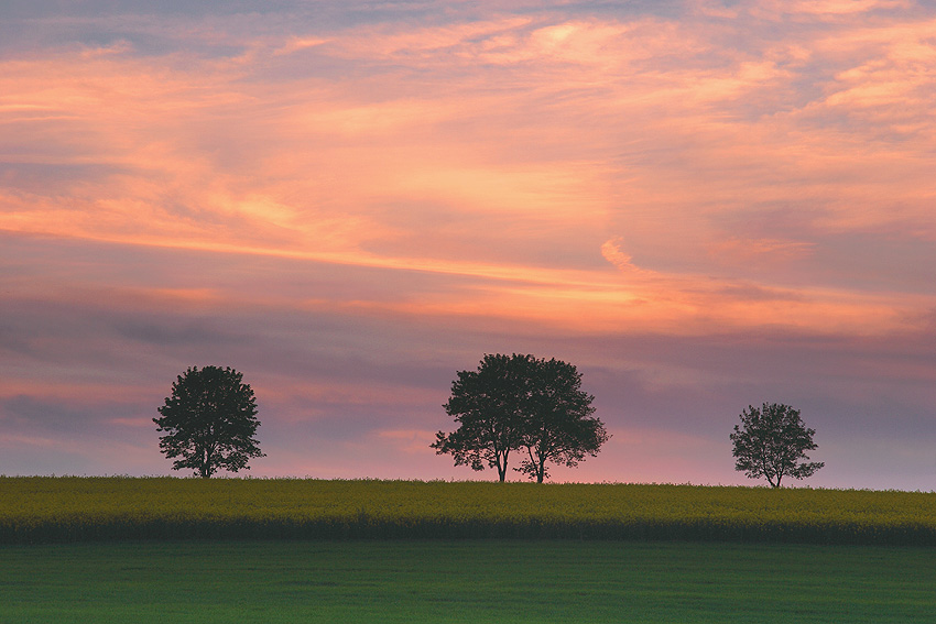 Gestern Abend in Hochfranken