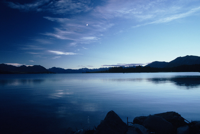 Blaue Stunde über dem Lake Tekapo ND