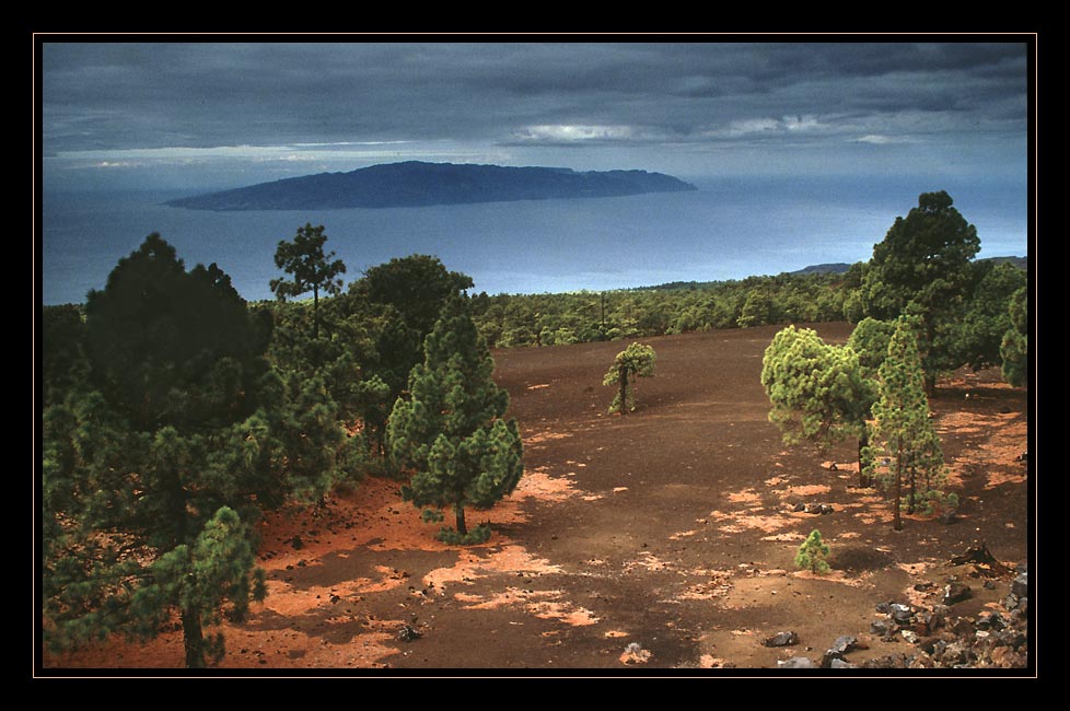 Blick auf La Gomera