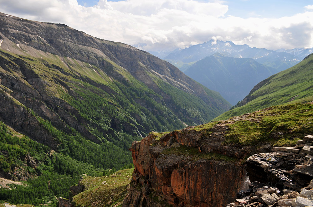 Blick ins kleine Fleißtal in Kärnten