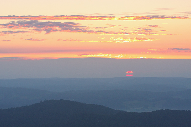 Sonnenaufgang am Seebuck