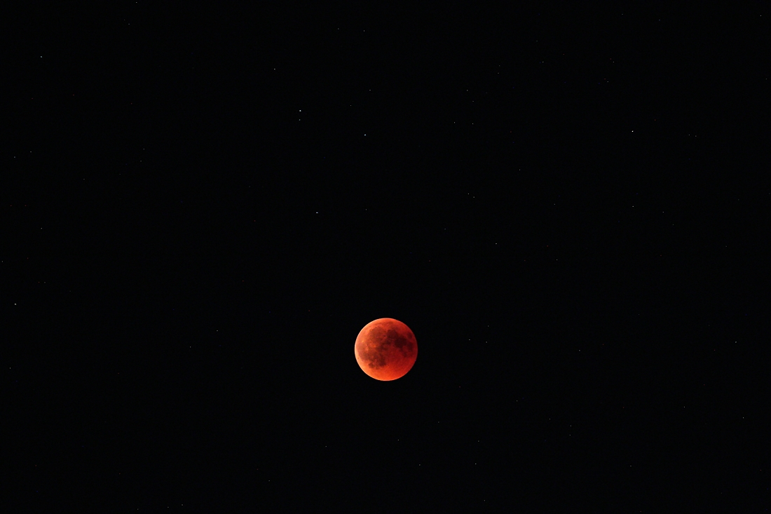 der Blutmond 22:53 Uhr