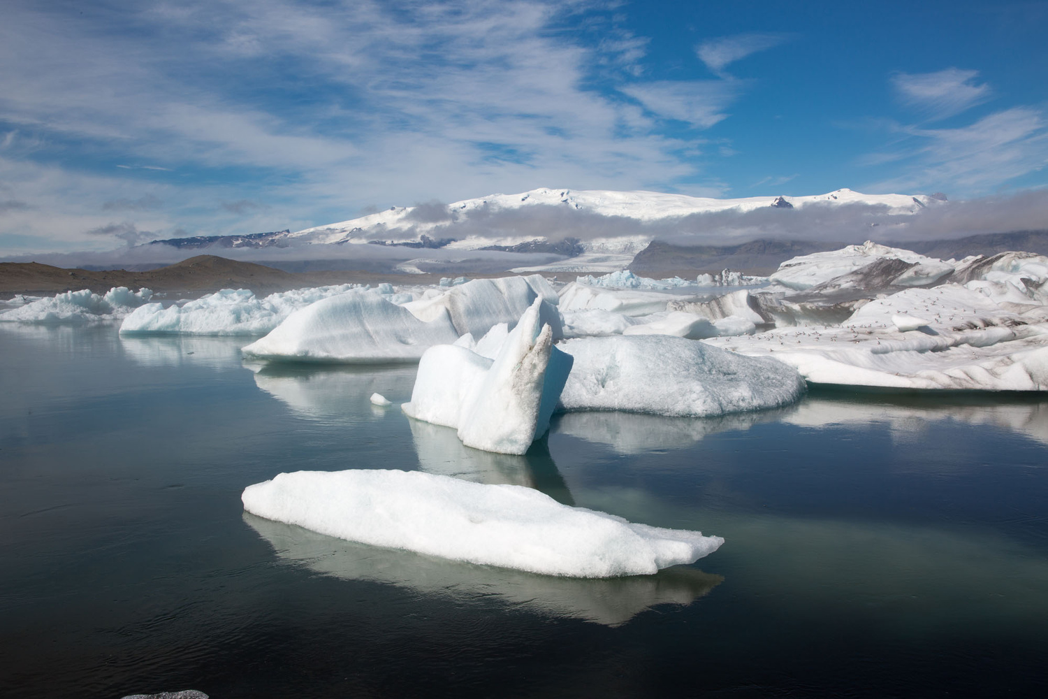 Eisberge in Island (Jökulsárlón)