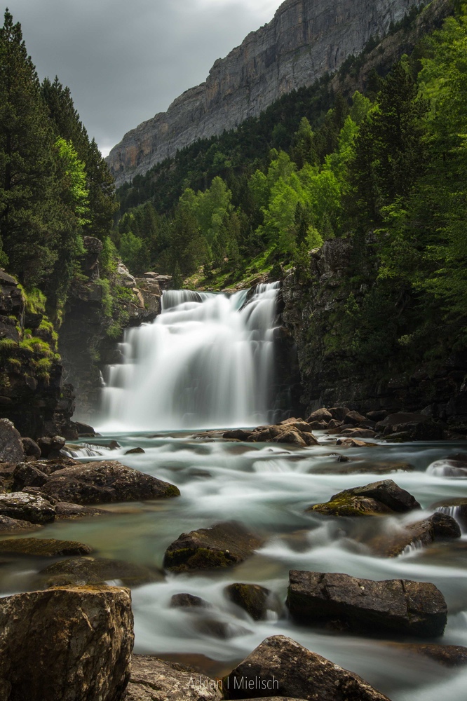 Wasserfall in den Pyrenäen