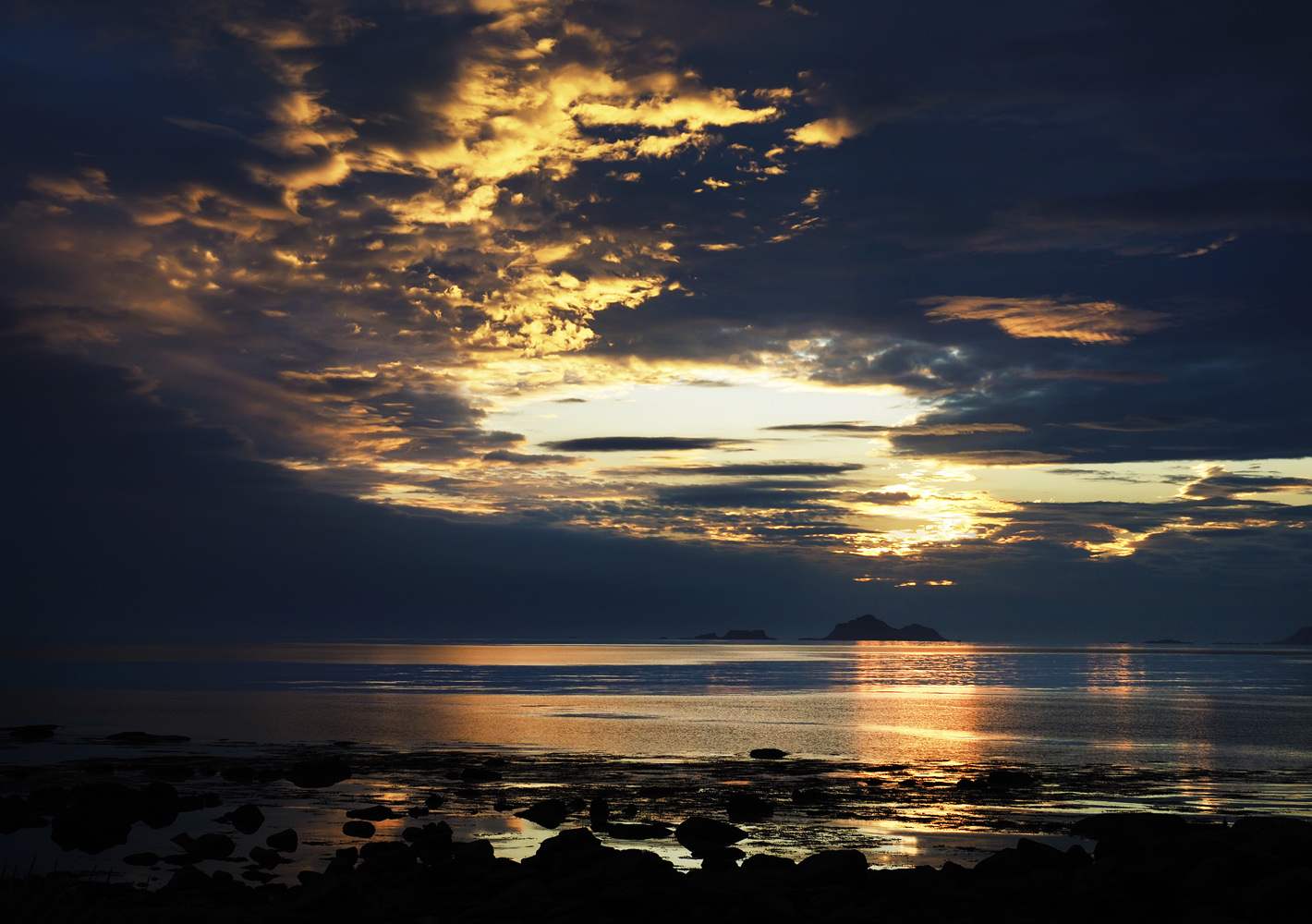 Lange nach Sonnenuntergang