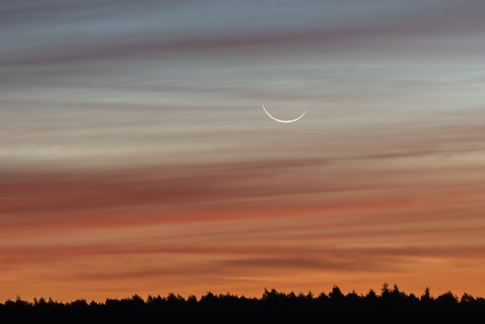 Mond in Schieflage