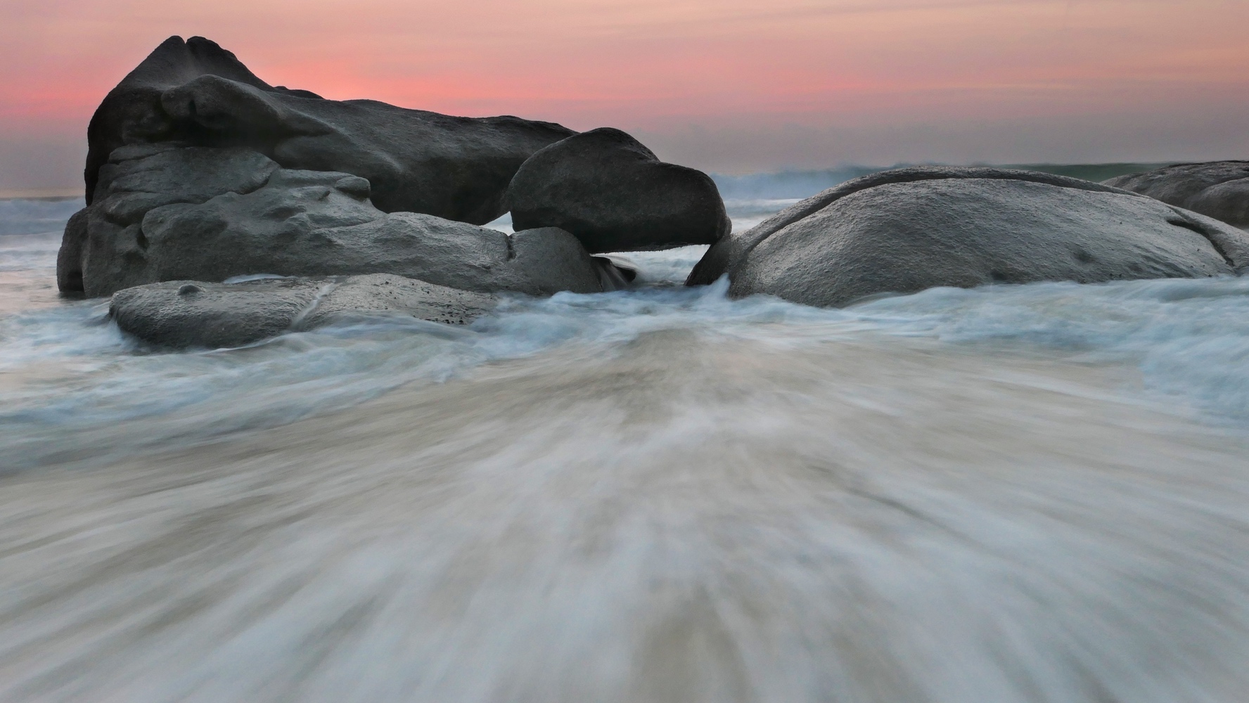 Morgens auf Sardinien an der Costa Rei