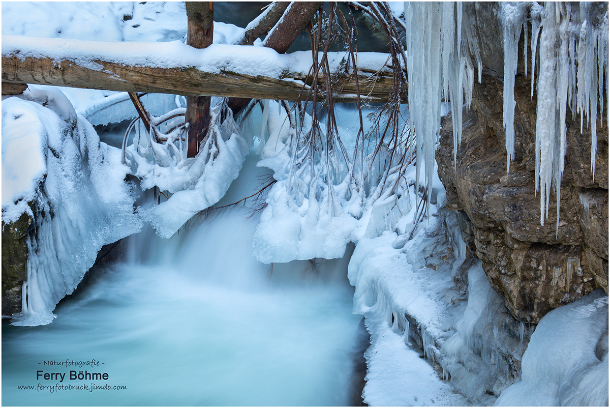 Winter in der Breitachklamm