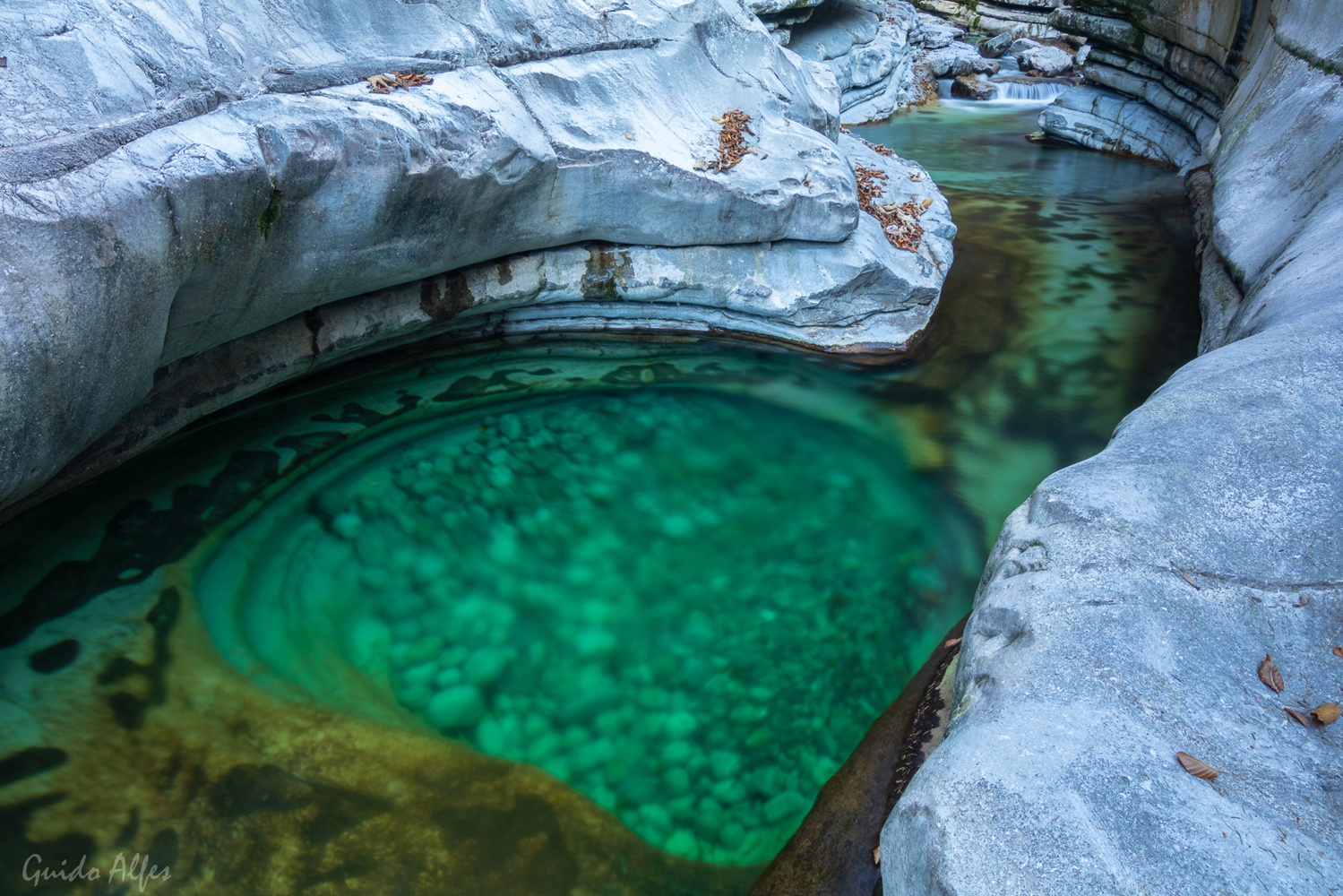 gumpen waterfall pool