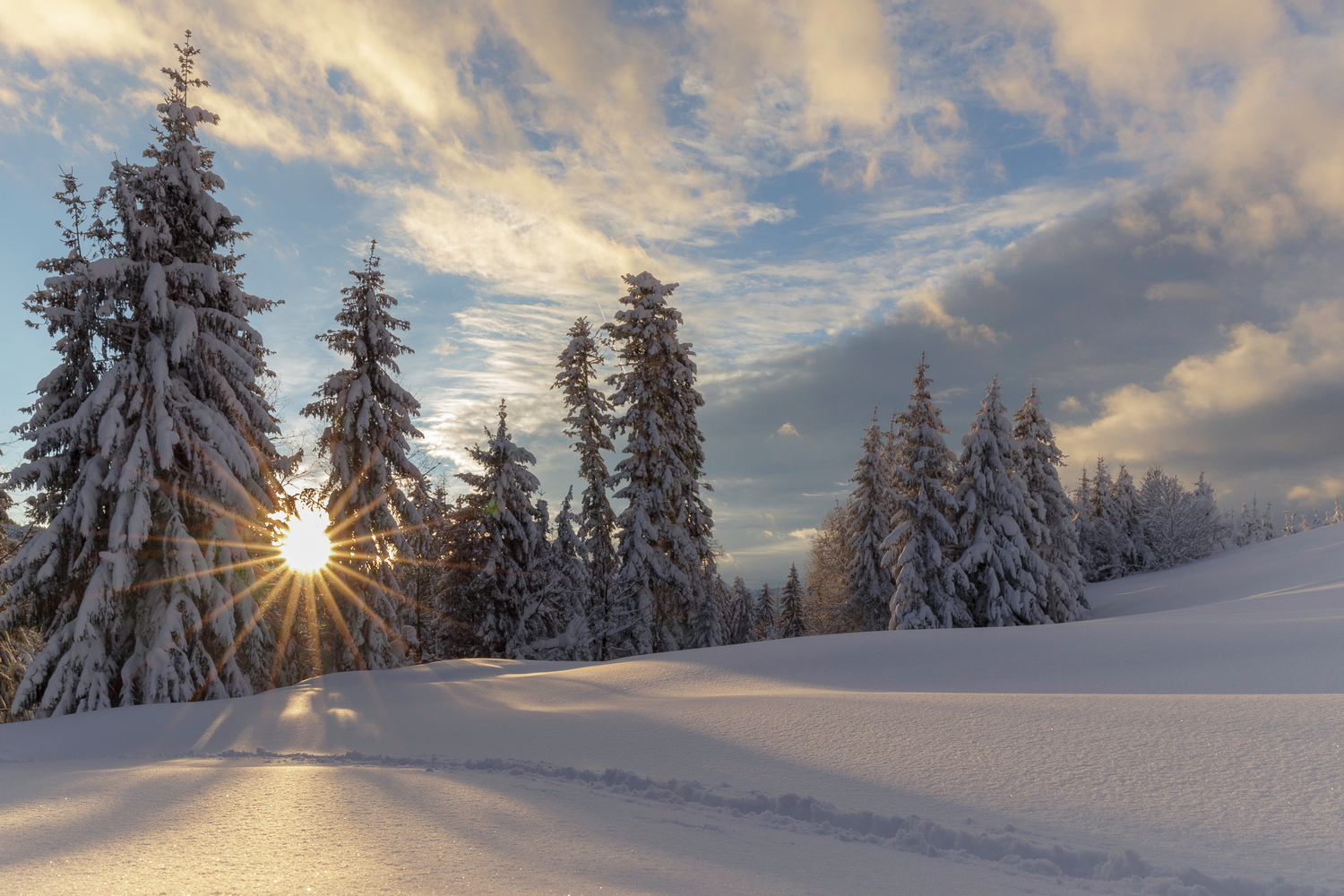 Schneepause