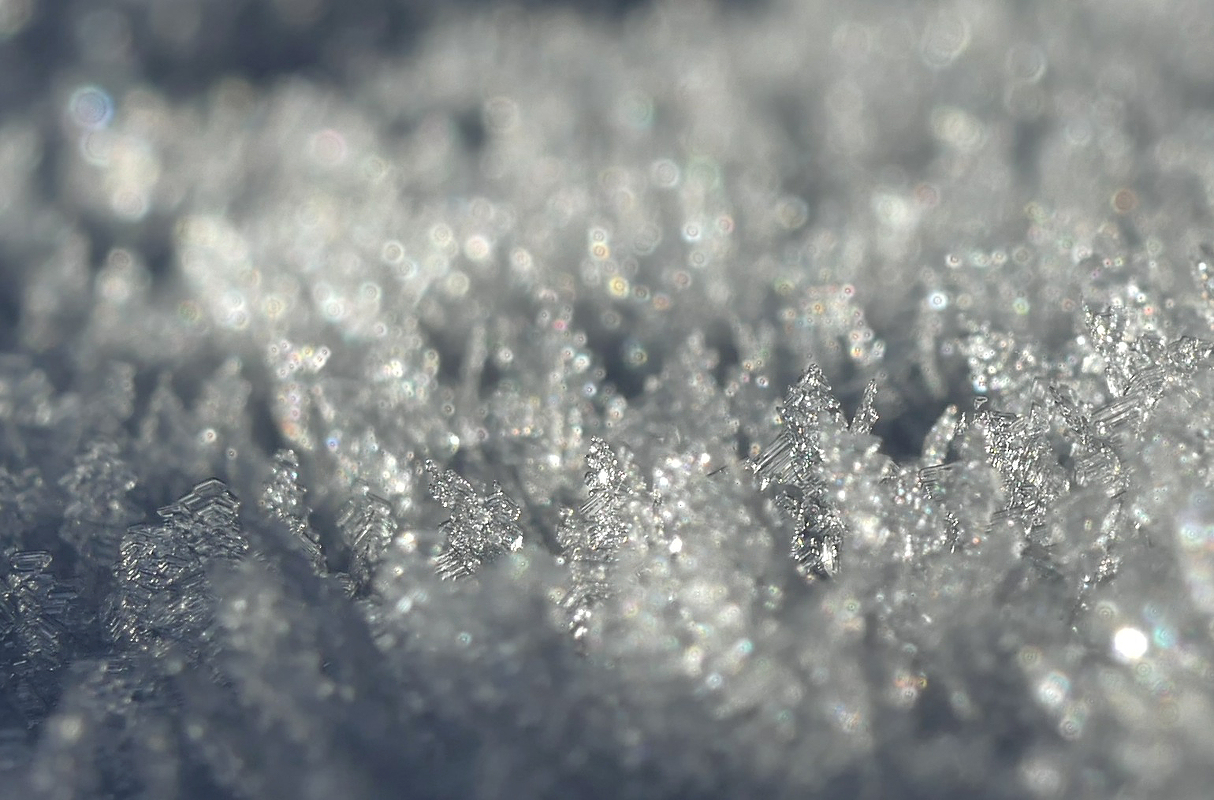 Dieses schöne Glitzern im Winter.... Oberfläche Schneedecke