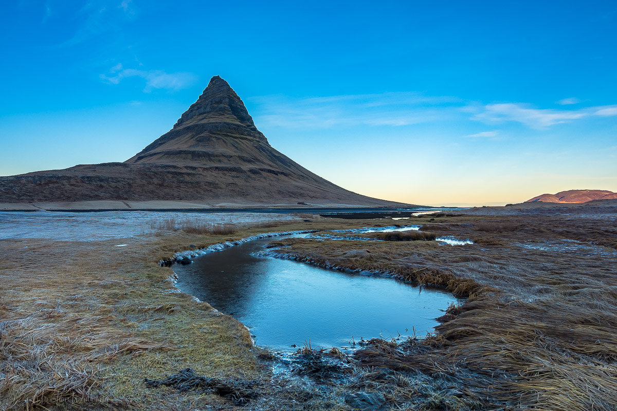 Kirjufell Snæfellsnes ruhige Rückseite