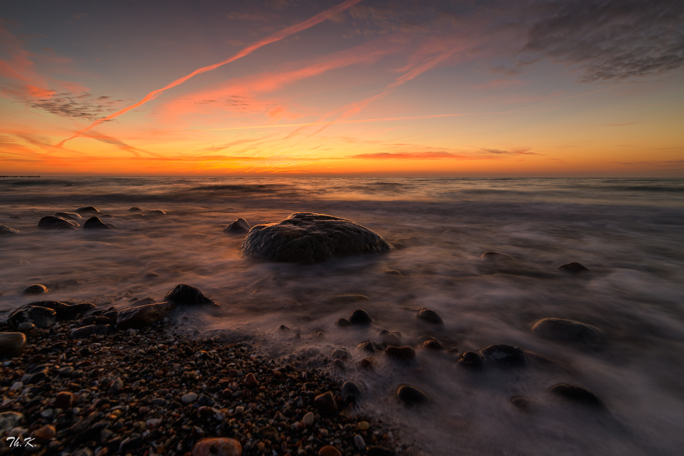 Ein Abend an der Ostsee .....