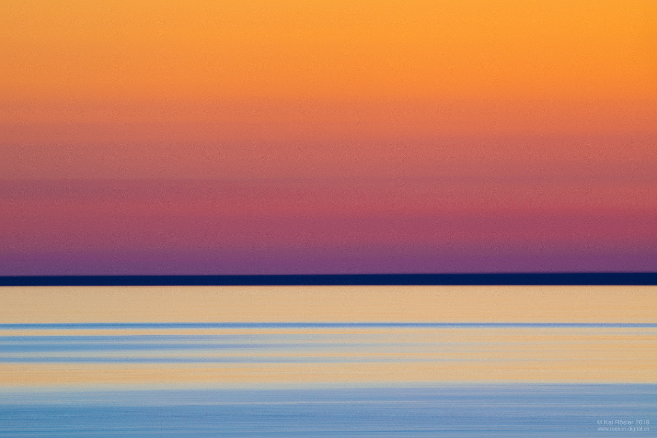 Ostsee nach Sonnenuntergang