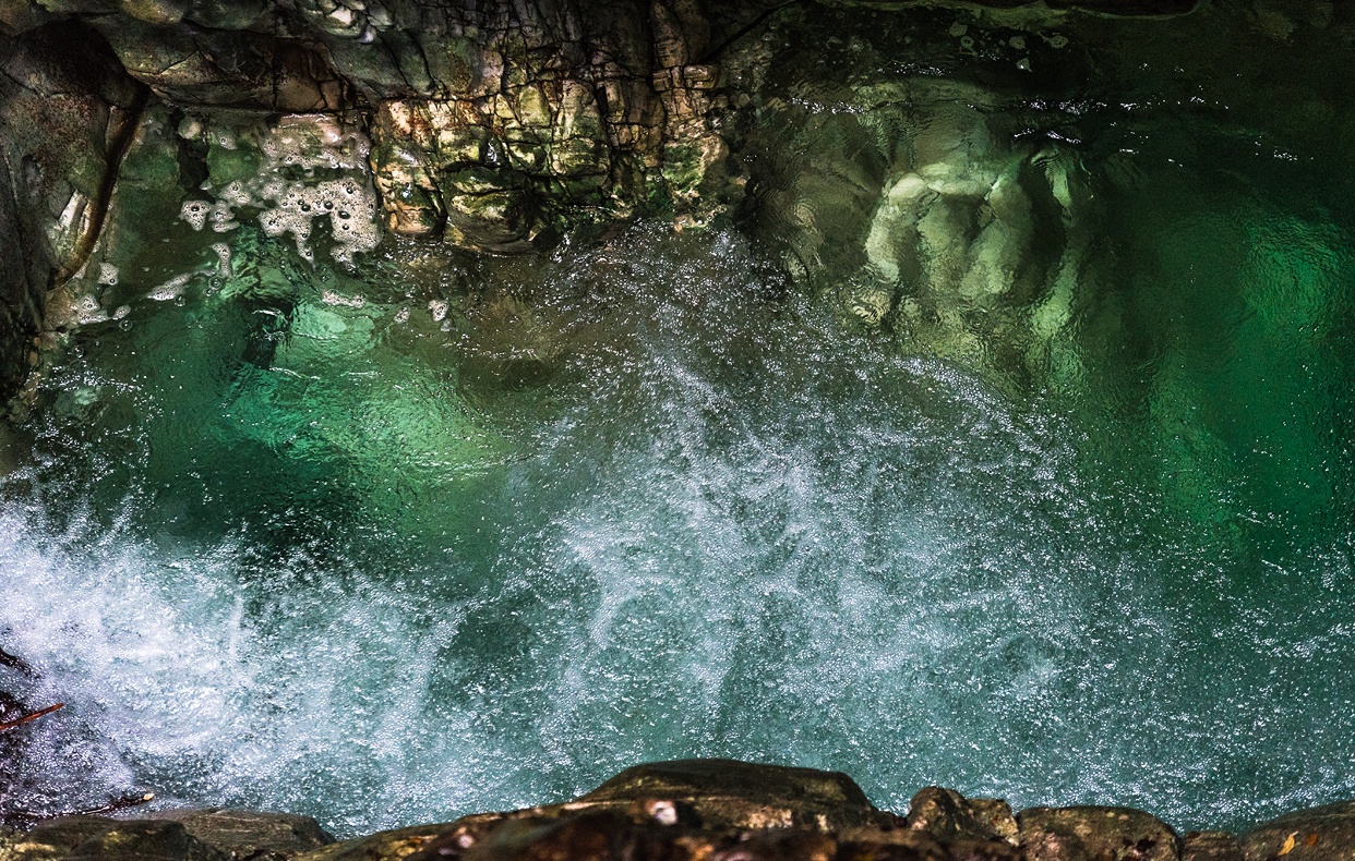Der Blick in die Schlucht