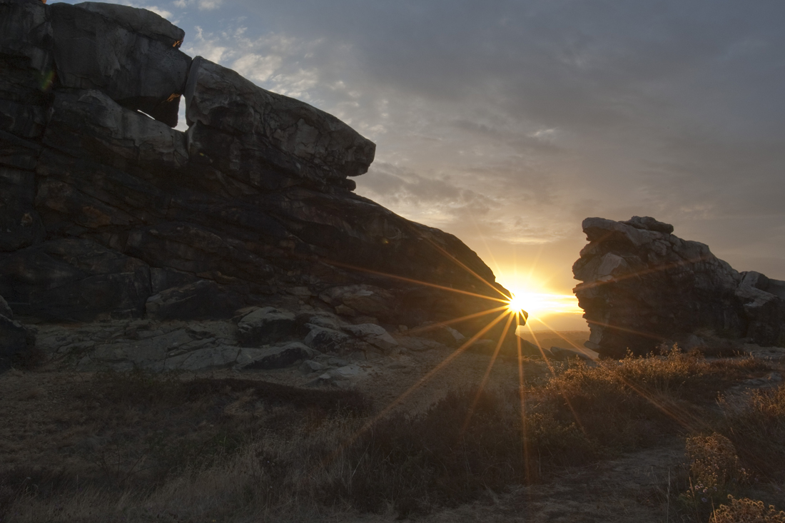 Morgens an der Teufelsmauer