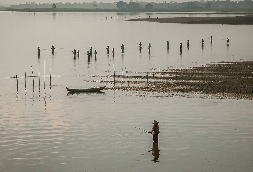 Abendstimmung am Mekong