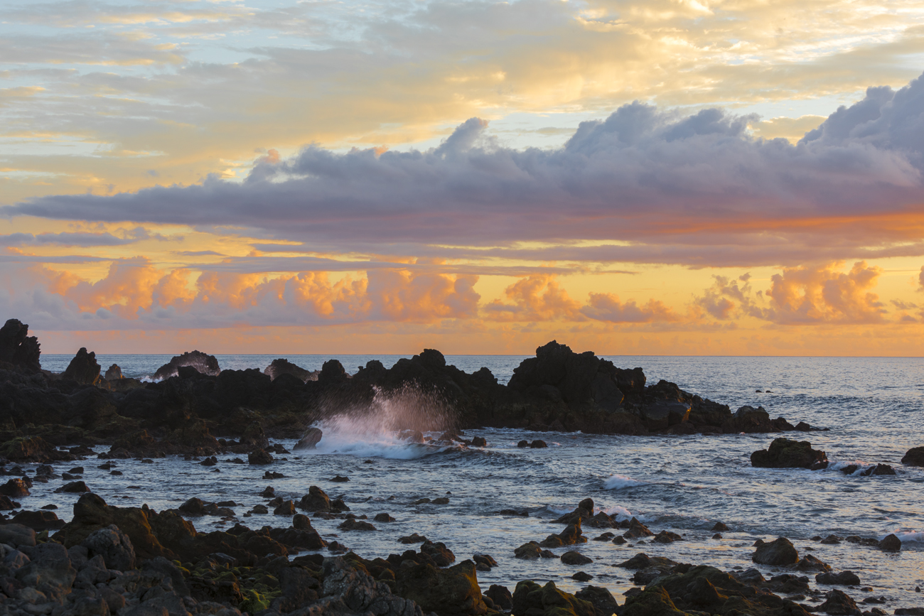 Abendstimmung auf der Insel Pico/Azoren