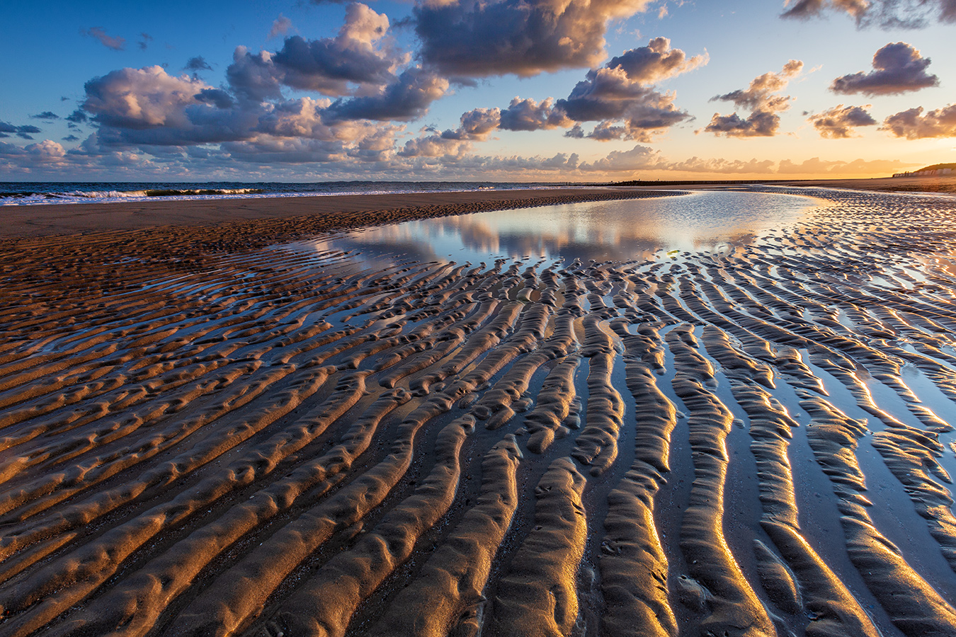 Ein traumhafter Morgen am Nordseestrand