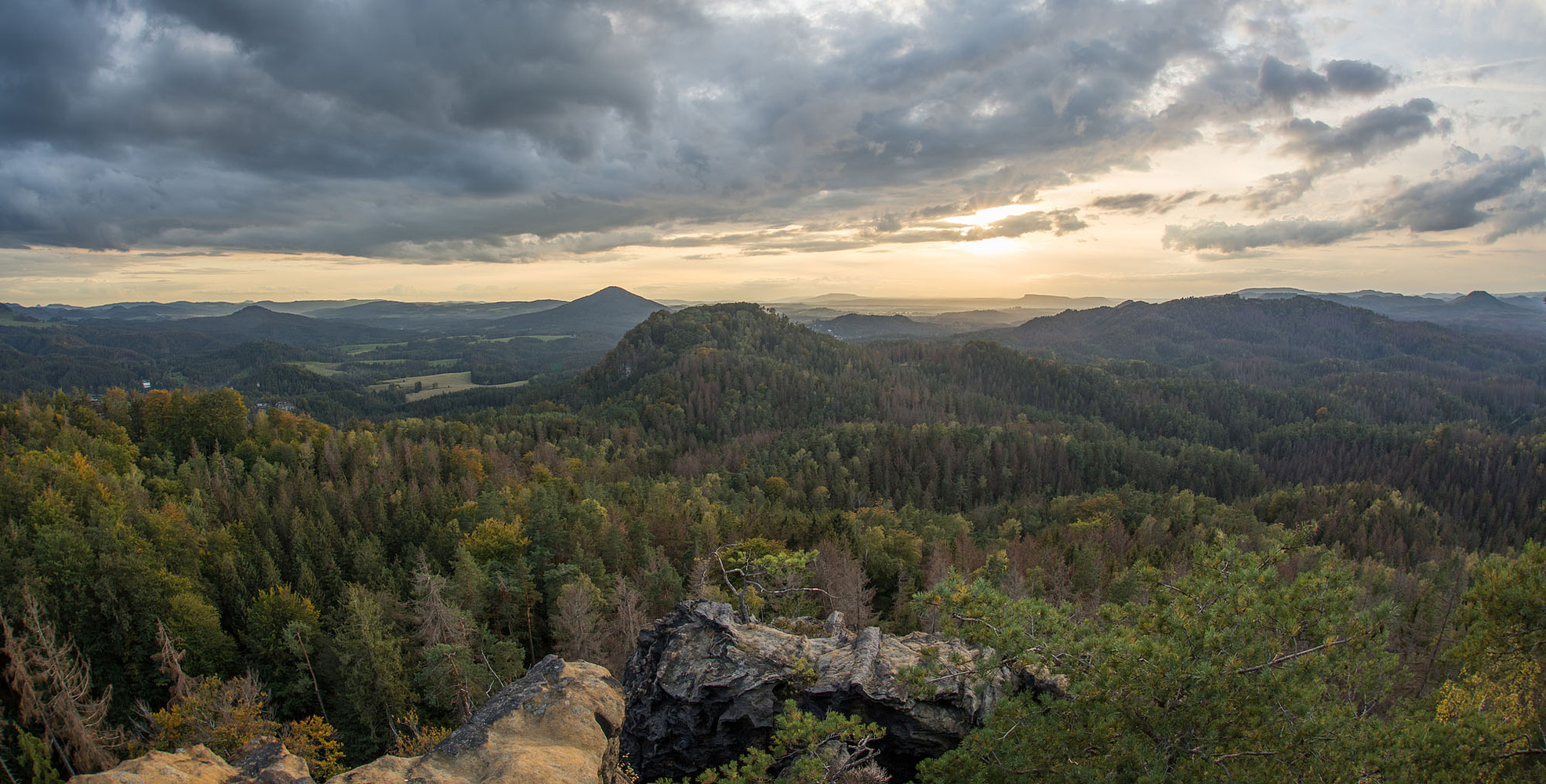 Abend auf dem Rudolfstein