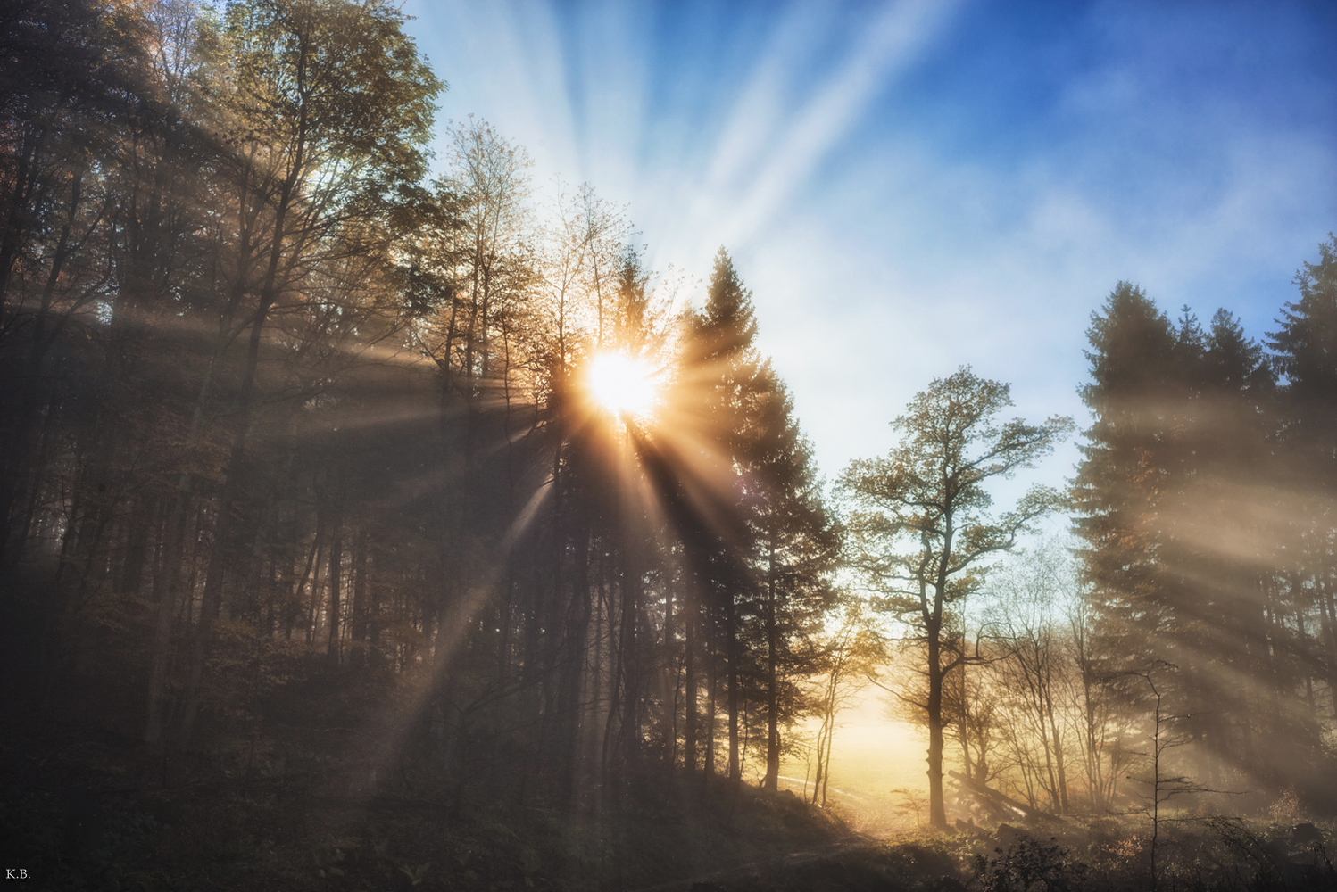 Sonnenaufgang am Mittag